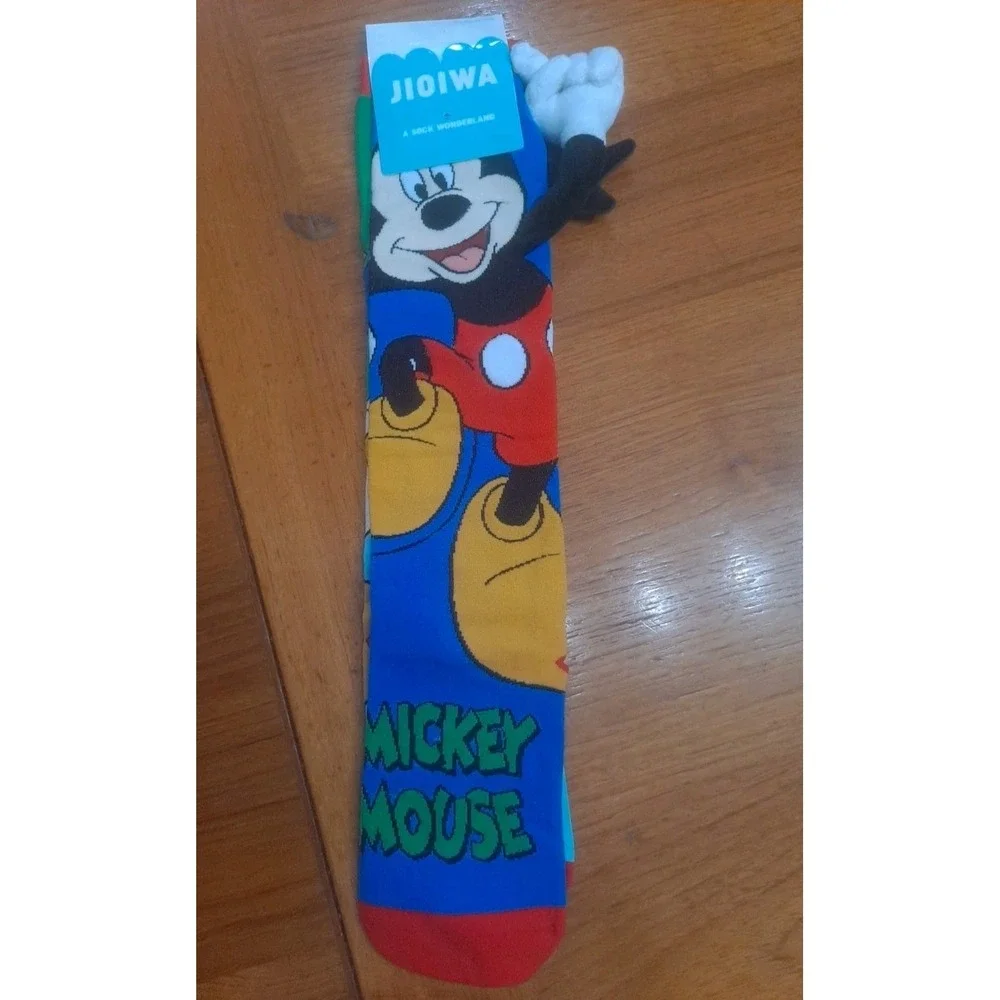 NWT Jioiwa Disney‎ Mickey Mouse Donald Duck Children's Knee High Socks